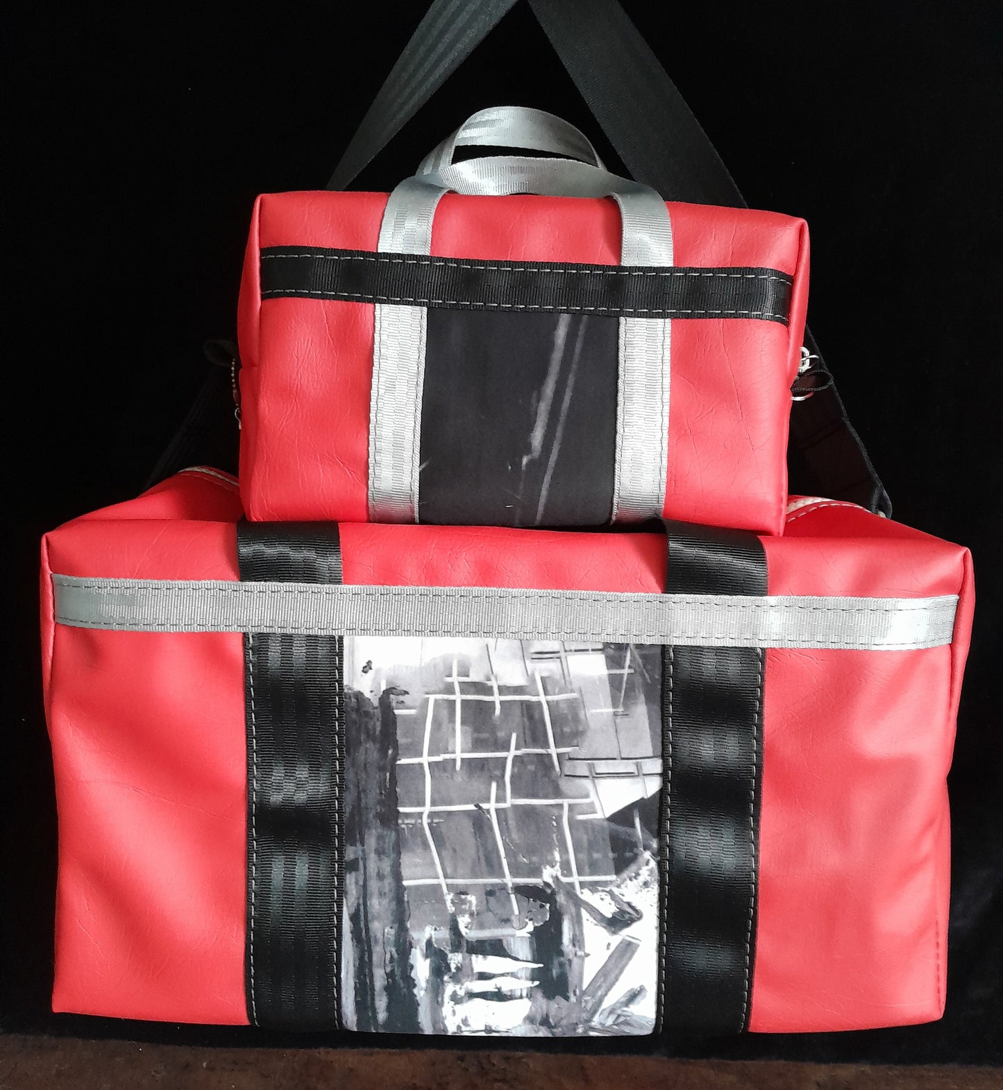 'ABSTRACT 80's' Large and Small Bag Set