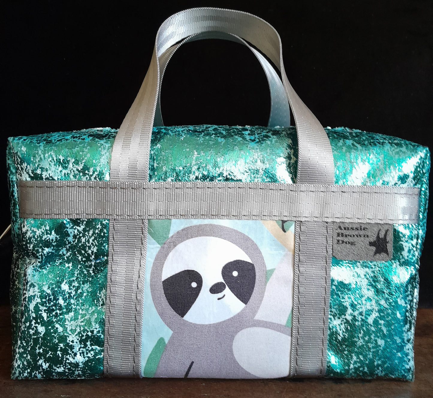 'Sloth Glam' Small utility bag