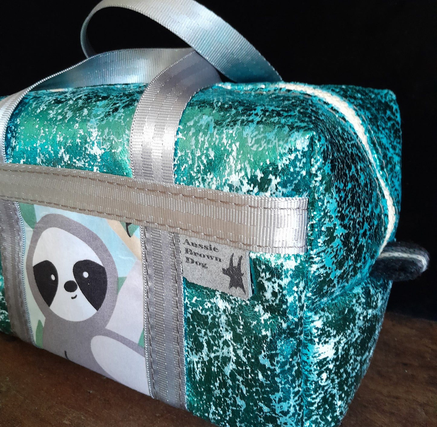 'Sloth Glam' Small utility bag