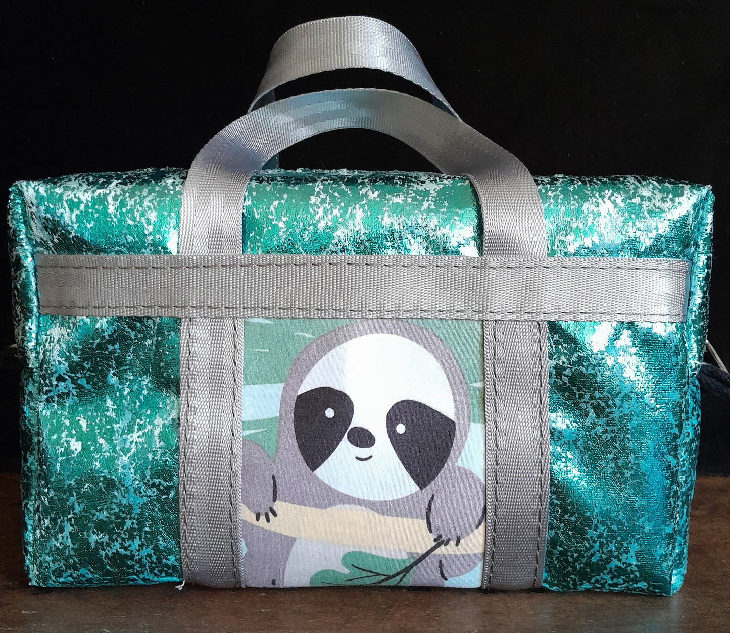 'Sloth Glam' Small utility bag