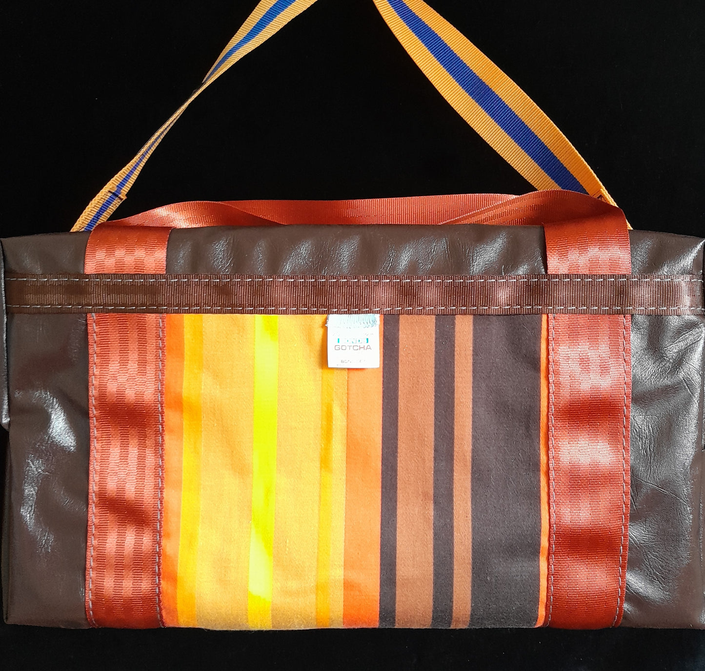 'Hang On' Original 70's transfer design Large overnight bag🏵