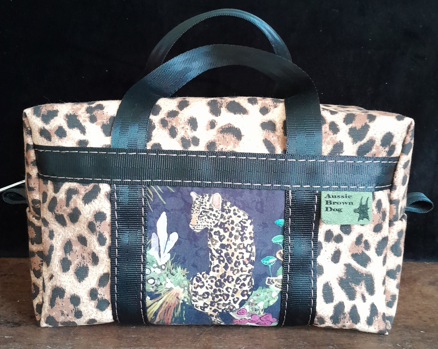 'Leopard Lover 2' Small handmade bag