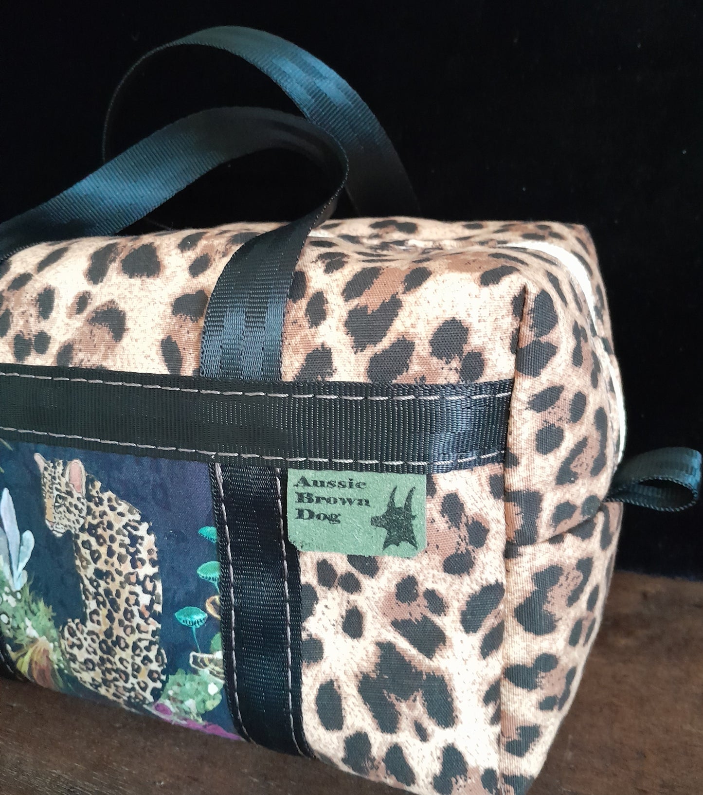 'Leopard Lover 2' Small handmade bag