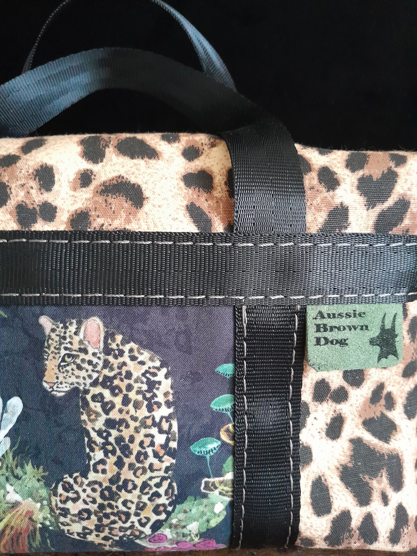 'Leopard Lover 2' Small handmade bag