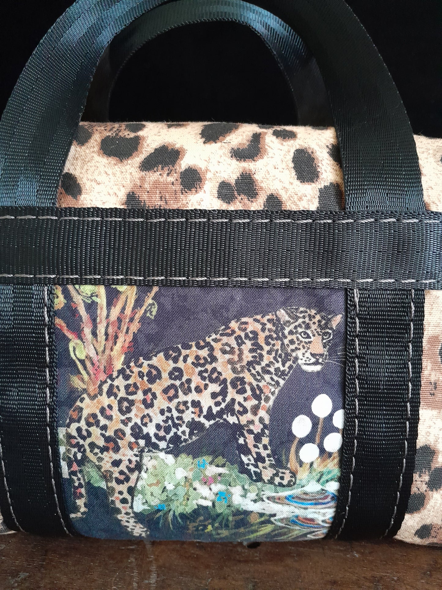 'Leopard Lover 2' Small handmade bag