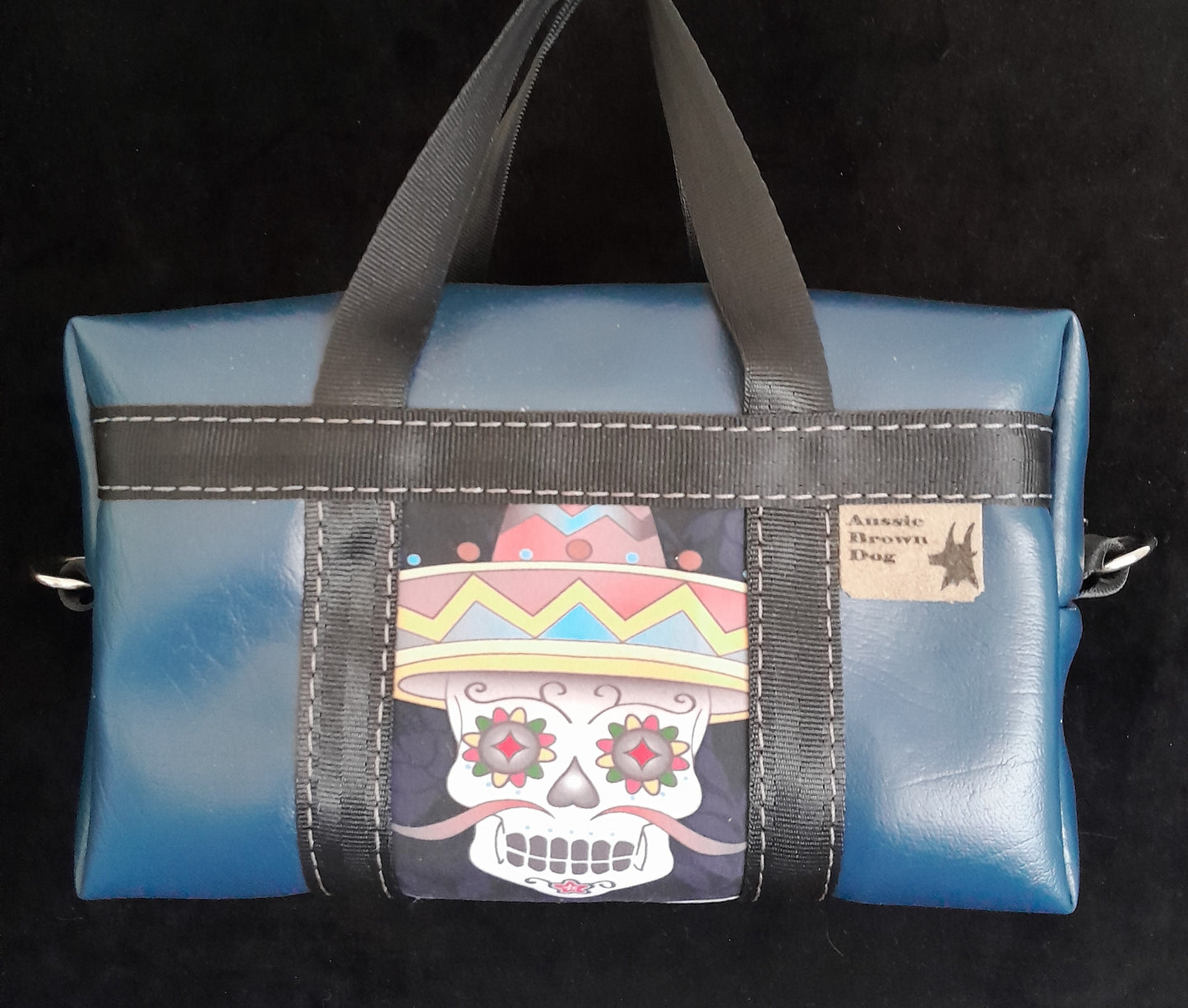 'Sombrero Sugar Skull' Small cosmetic/toiletry bag