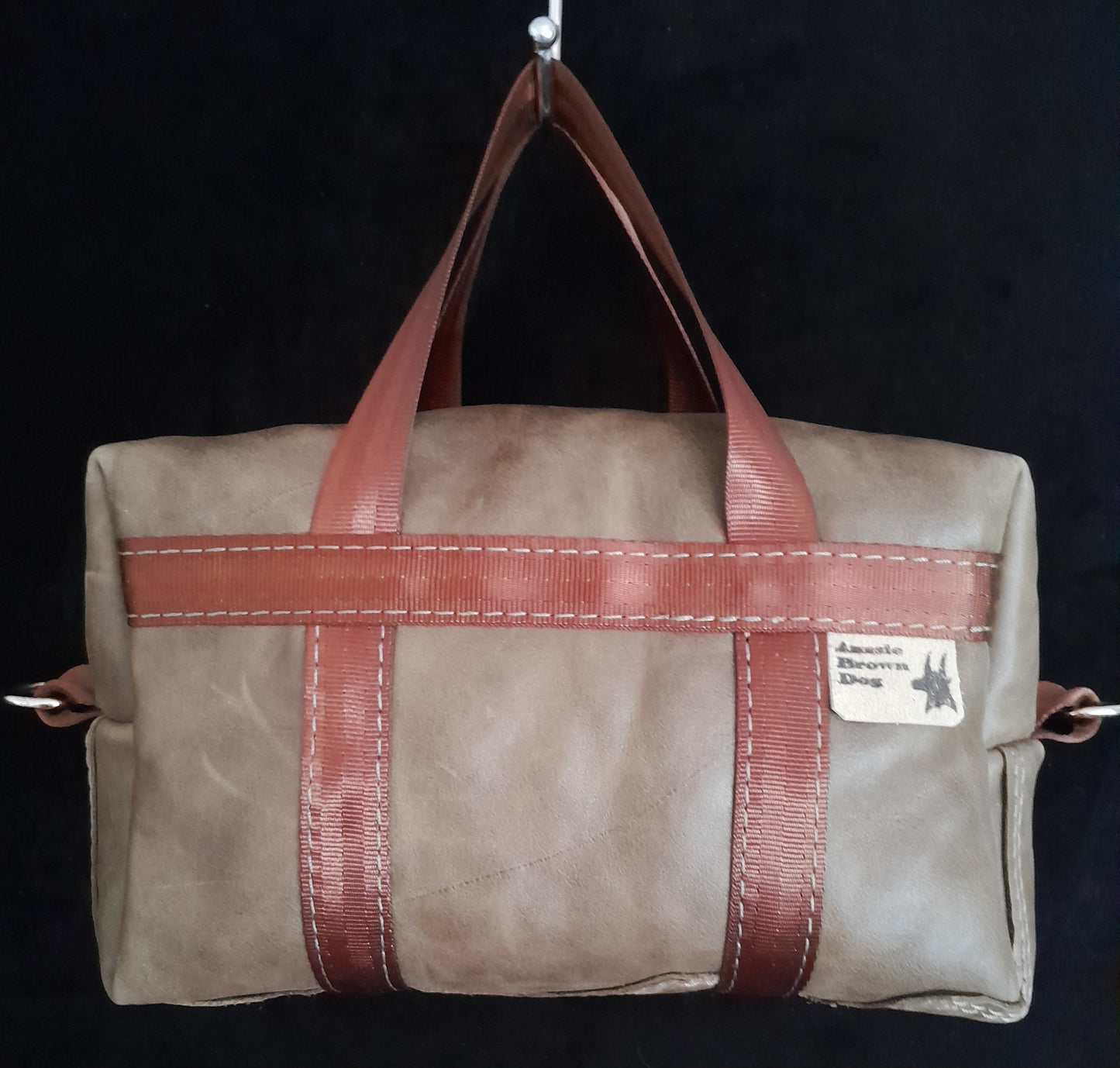 Genuine Leather Small Utility Bag