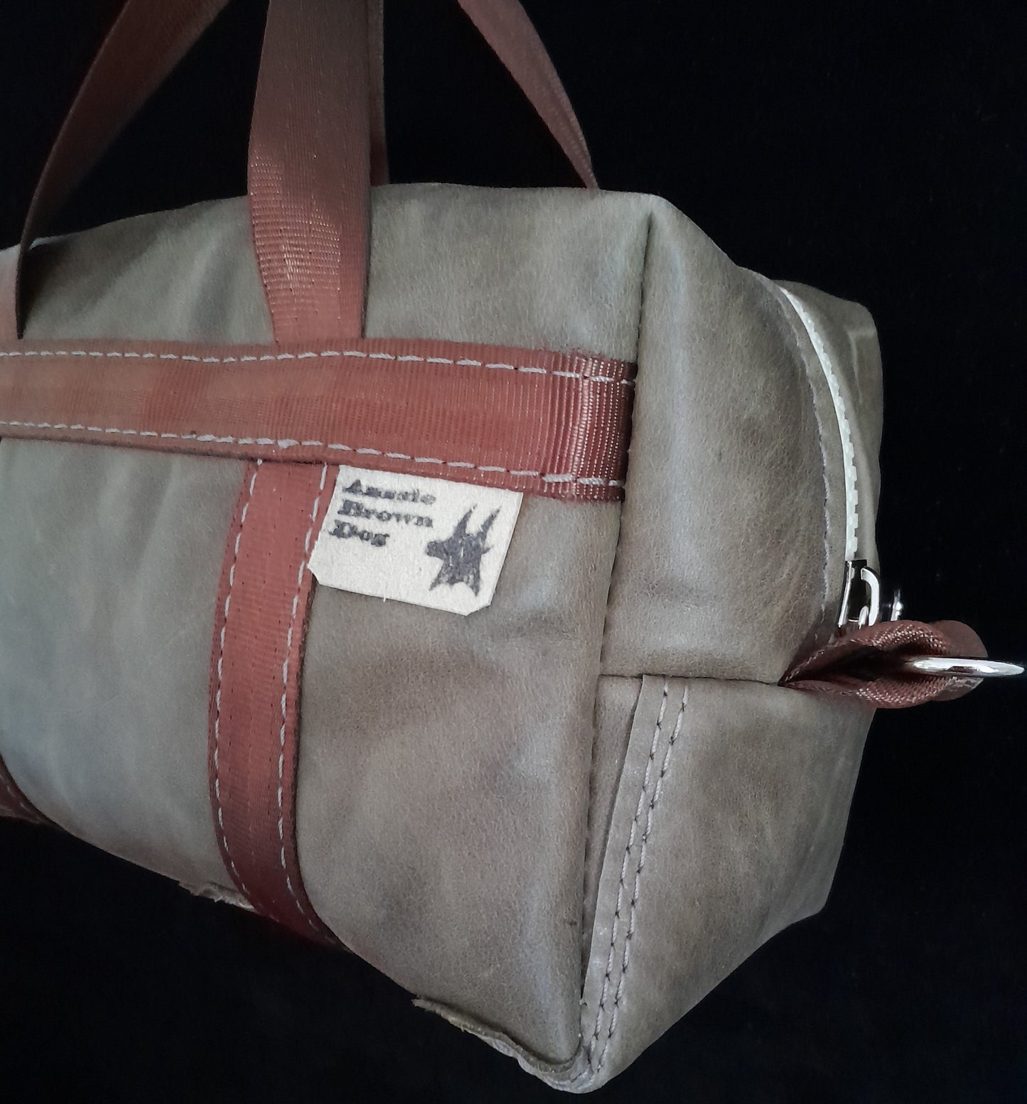 Genuine Leather Small Utility Bag