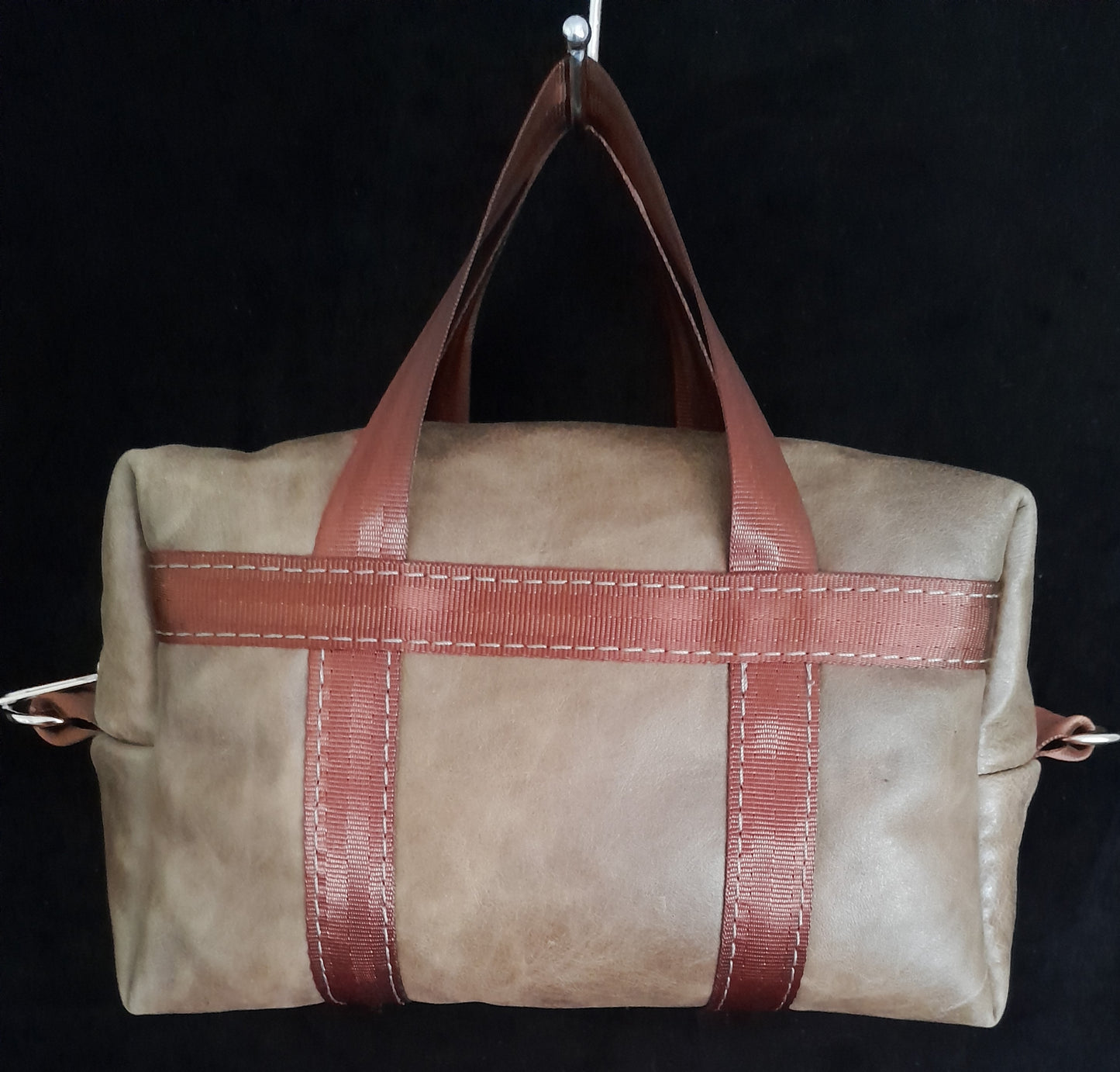 Genuine Leather Small Utility Bag