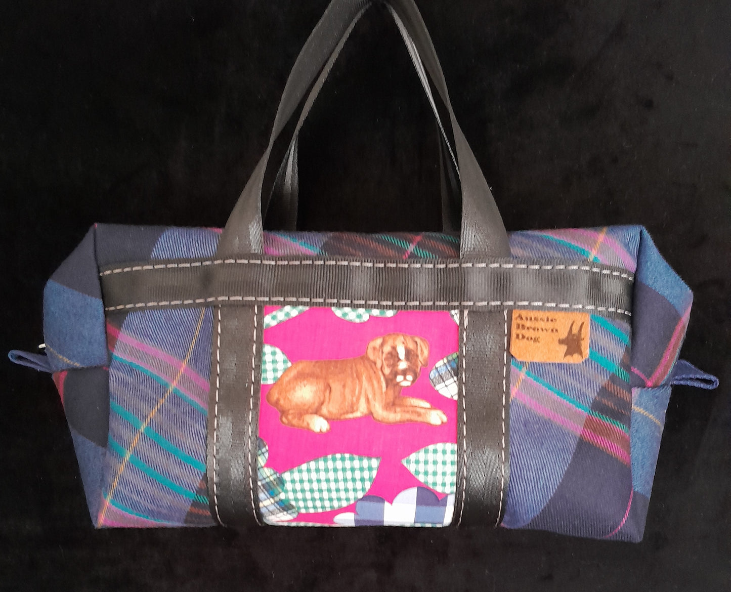 'TARTAN PUPPY' Small Bag
