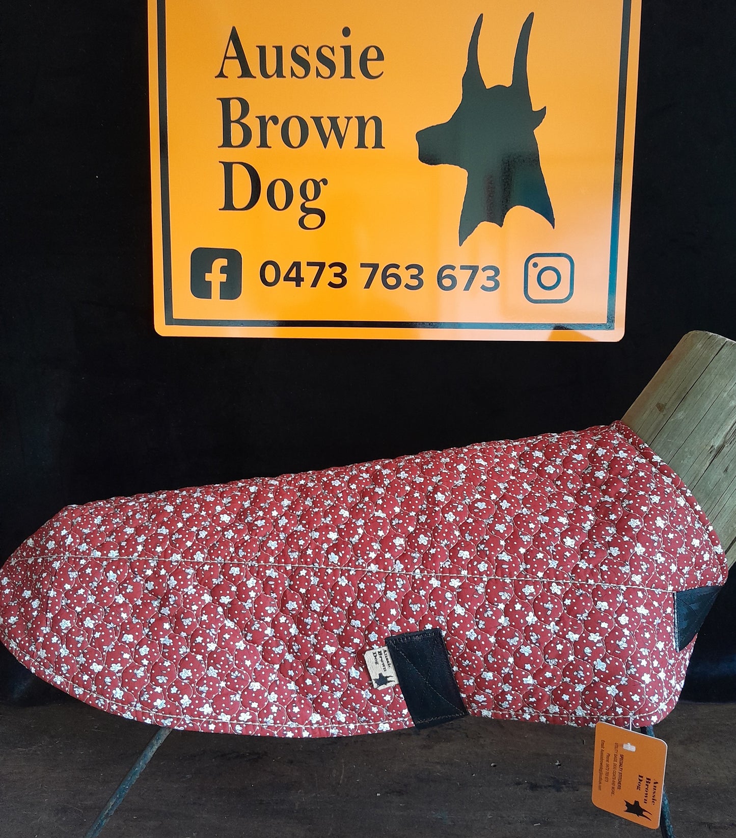 DOG COAT EXTRA LARGE 'Flower Queen'
