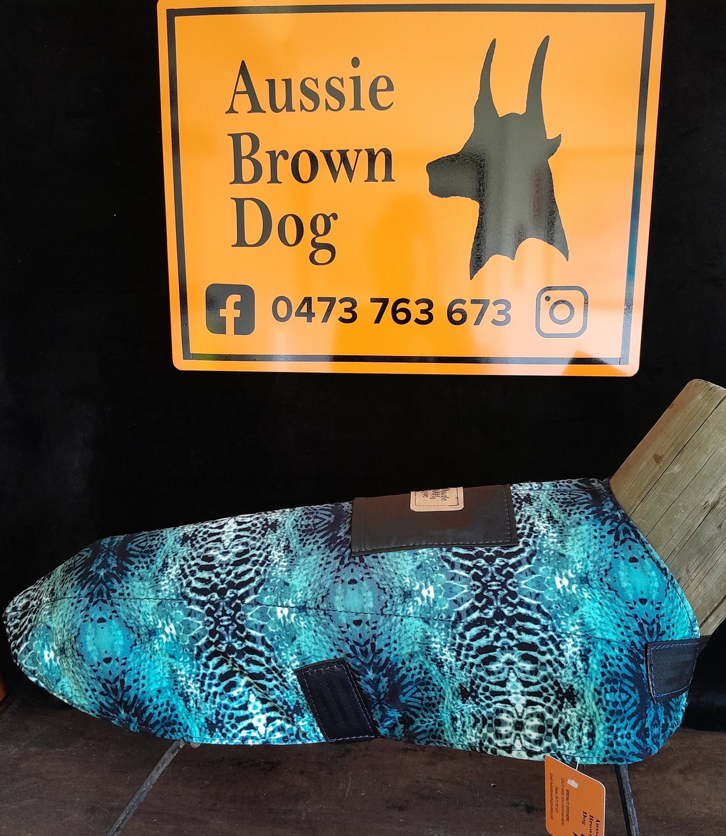 DOG COAT EXTRA LARGE 'Snakeskin Rock' CLEARANCE